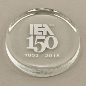Custom Etched Crystal Paperweight for Teacher Recognition Week