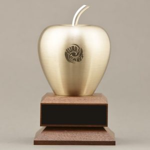 Brass Apple Desk Award