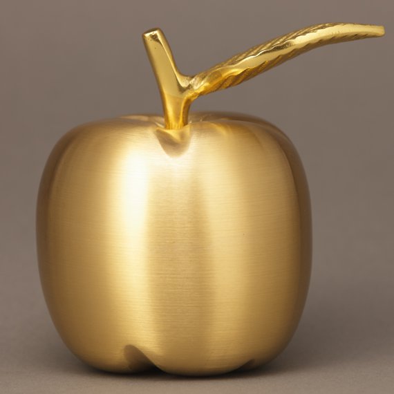 Solid Brass Apple