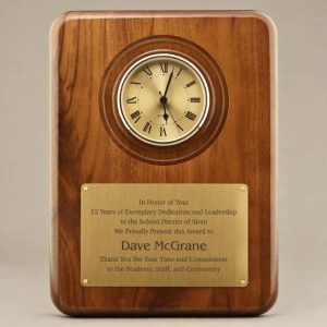 Retirement Teacher Appreciation Clock Plaque - Personalization Included