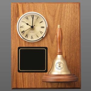 Teacher Appreciation Week Handbell Plaque with Personalization on Bell