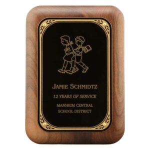 Teacher Appreciation Excellence Plaque With Engraving