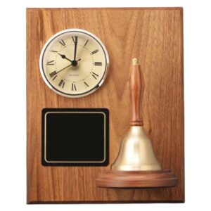 Teacher Appreciation Week Clock Handbell Plaque without Personalization