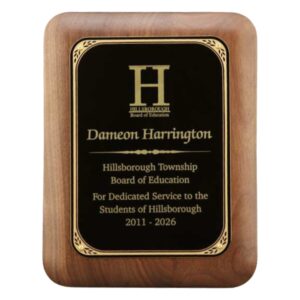 Teacher Recognition Custom Engraved Wall Plaque - 7x9