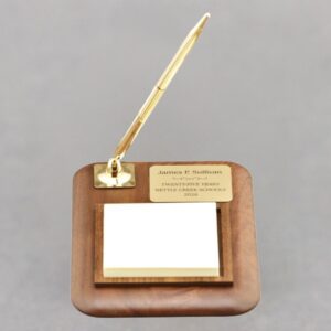 Teacher Recognition Desk Pen Set For Appreciation - Personalization Included