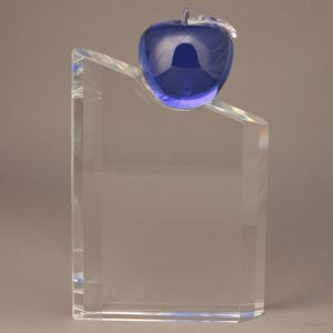Blue Crystal Apple Pillar