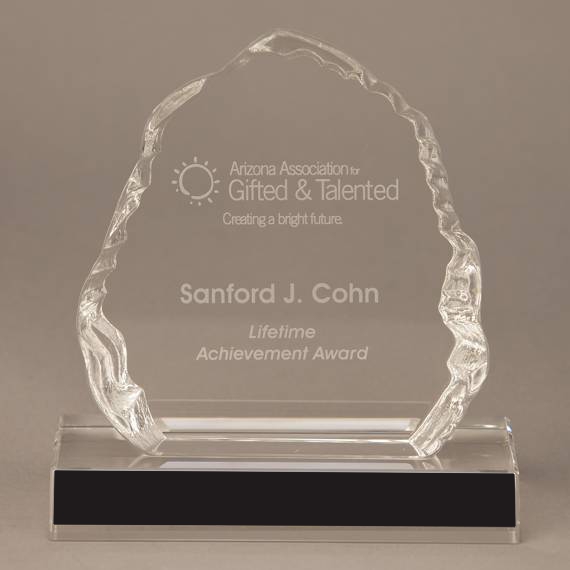 Crystal Appreciation Award for Teaching Excellence - Iceberg No Engraving