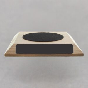 Small Walnut Base for Teacher Hand Bell - 3-3/8 Felt