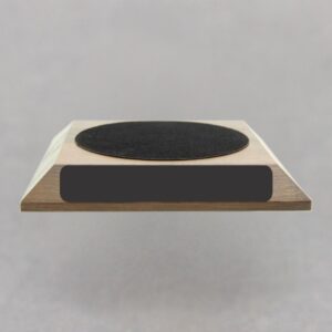 Small Walnut Base for Teacher Hand Bell - 3-7/8 Felt