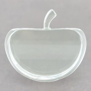 Crystal Apple Cut Out Paperweight