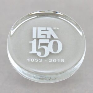Custom Etched Crystal Paperweight for Teacher Recognition Week