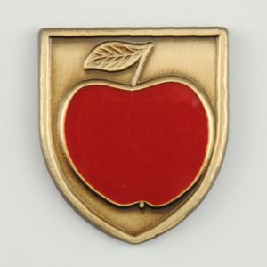 Teacher Appreciation Day Gift Idea Custom Lapel Pin - Apple