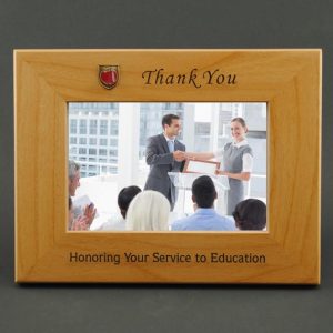 Honoring your service to education wood frame for teacher appreciation day