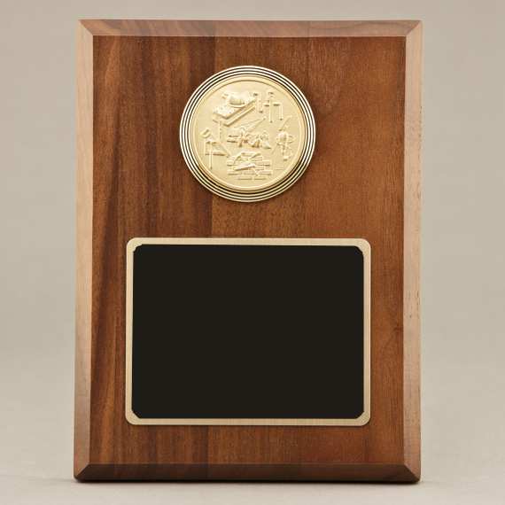 Custodial Maintenance Medallion Plaque - No Engraving for Custodian Appreciation Day