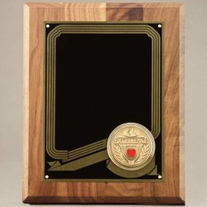 Custom Non-Personalized Teacher Plaque of Appreciation with Medal