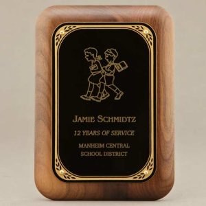 Teacher Appreciation Excellence Plaque With Engraving