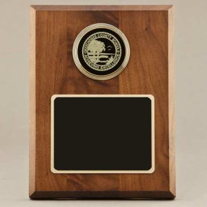 Custom Engraved Teacher Appreciation Plaque Idea with Custom Medal