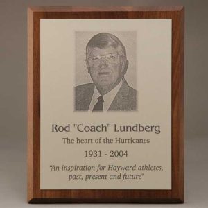 Photo Memorial Plaque of Appreciation with Custom Engraving