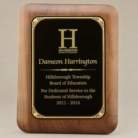Teacher Recognition Custom Engraved Wall Plaque - 7x9