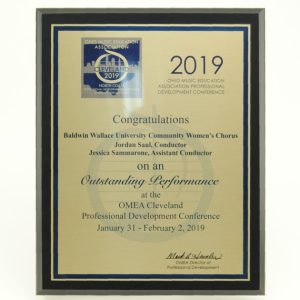 Personalized Plaque of Appreciation with Metal Plate - MVPCD8x10B