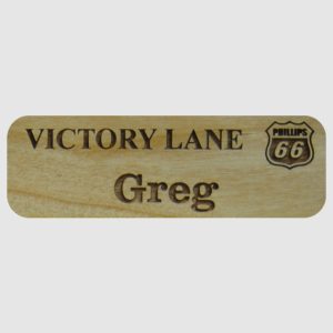 Personalized Wood Name Tags for Work - Businesses and Schools - 1x3