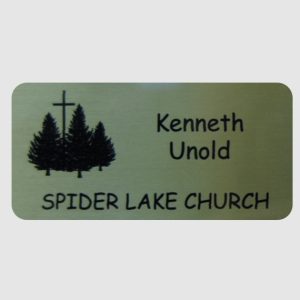 Personalized Metal Name Tags for Work - Businesses and Schools - 2x3