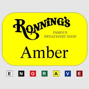 Personalized Plastic 2x3 Name Tags for Work - Businesses and Schools