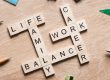 Balance, life, family, career and work in a crossword arrangement.