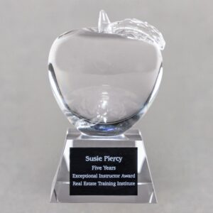 Crystal Apple Trophy for Teacher of the Year