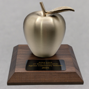 Golden Brass Apple Desk