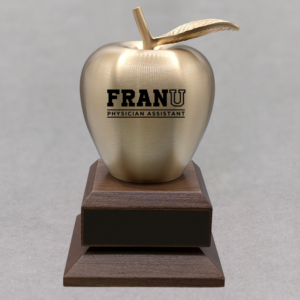 Brass Apple with Leaf Desk Award